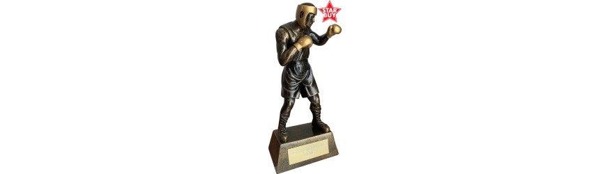 *********STAR BUY********* BOXING FIGURE RESIN TROPHY - GOLD GLOVES - 2 SIZES - 19CM - 24CM *********STAR BUY********* BOXING FIGURE RESIN TROPHY - GOLD GLOVES - 2 SIZES - 19CM - 24CM